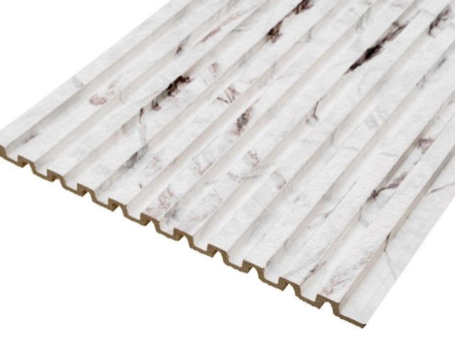 PANNELLO KYOTO POLIS. 2650x240mm EFFETTO MARMO BIANCO E GRIG