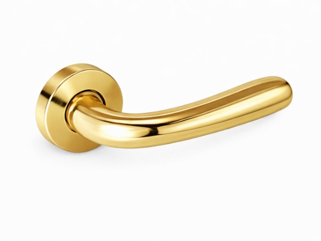 MANIGLIA SERIE AMALFI C/ROSETTA 45 ORO