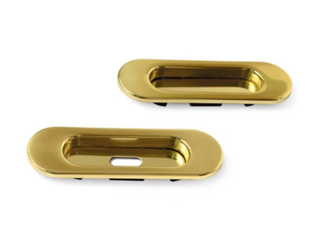 MANIGLIA OVALE IN OTTON CON E SENZA FORO 125*38