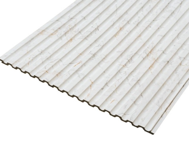 PANNELLO OSAKA IN POLISTIRENE 2650x300mm BIANCO MARMORIZZATO